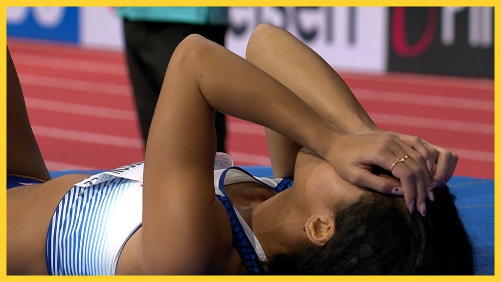 World Athletics: Katarina Johnson-Thompson 'below her best' in pentathlon high jump