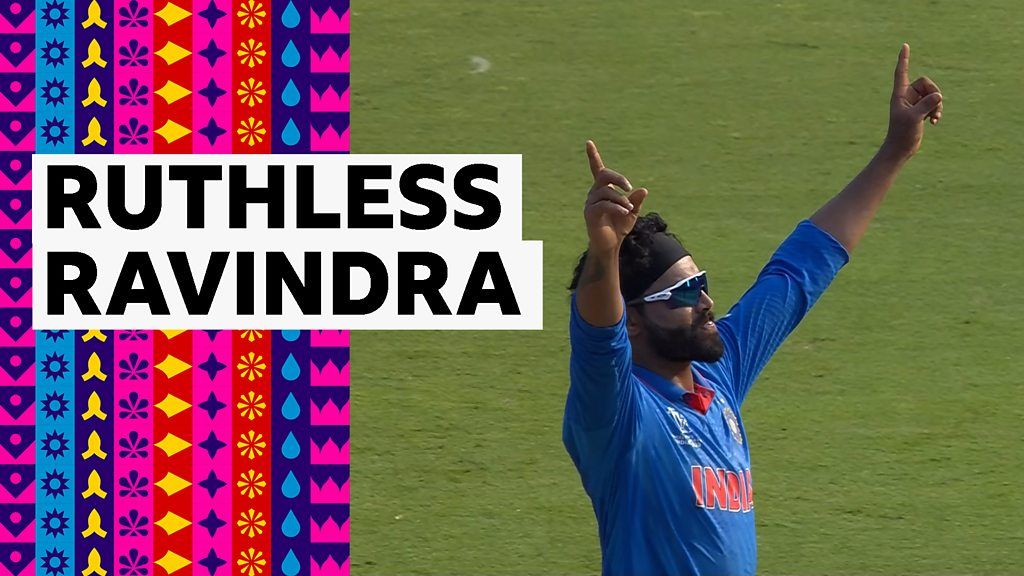 'Jadeja is on fire' - spinner takes three quick wickets