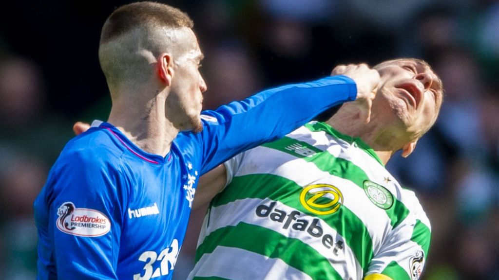 Ex-Celtic star Mohamed Elyounoussi and Henrik Larsson's son pelted