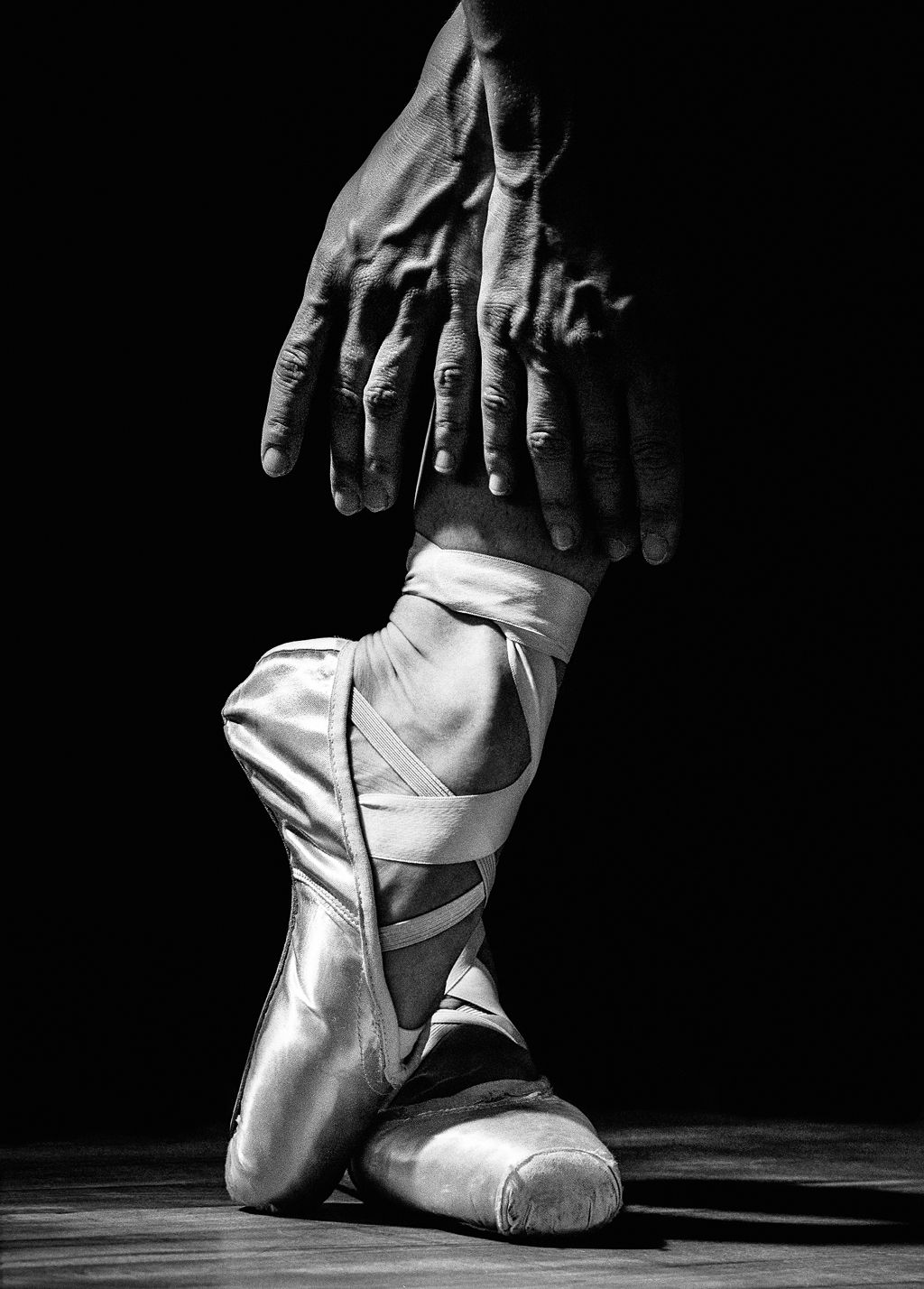 Hands of ballerina Deborah Bull