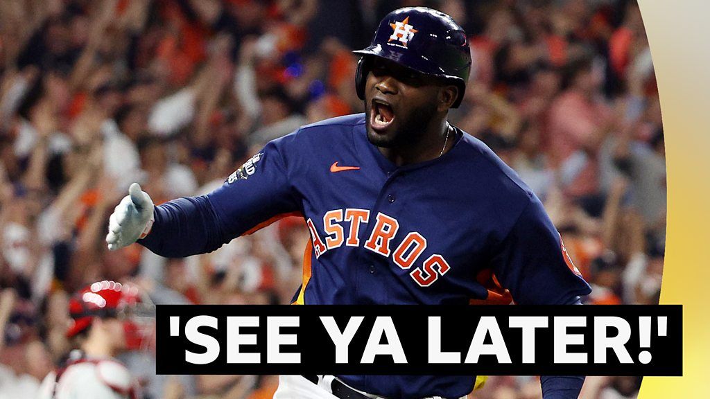 World Series Yordan Alvarez Stars As Houston Astros Win Bbc Sport