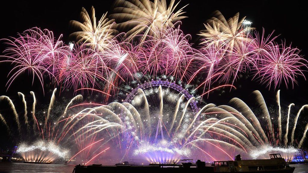 Last year's fireworks in London