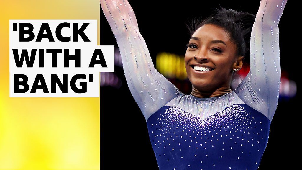 'Smiles of joy!' - Biles leads USA to team gold