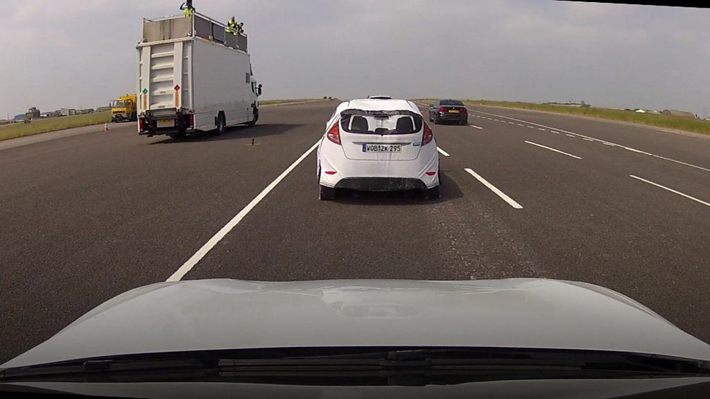 Potentially dangerous situation for a semi-autonomous car