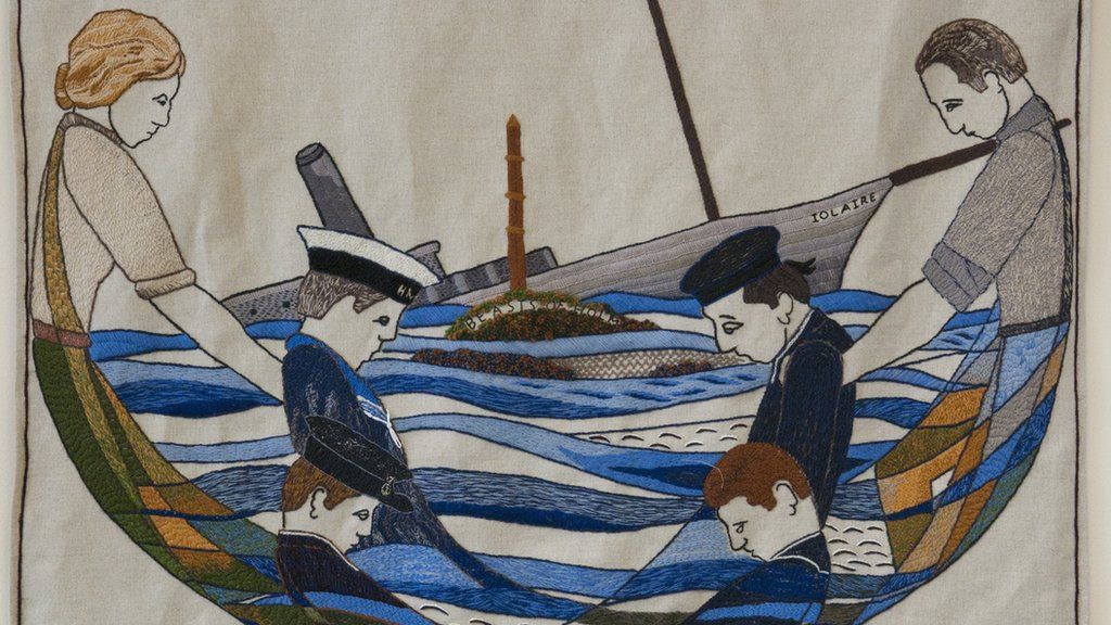 Iolaire panel from the Great Tapestry of Scotland