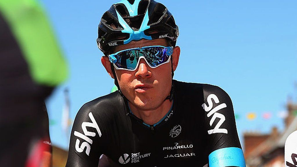 Cyclist Luke Rowe 'gutted' by Tour of Flanders disqualification - BBC Sport