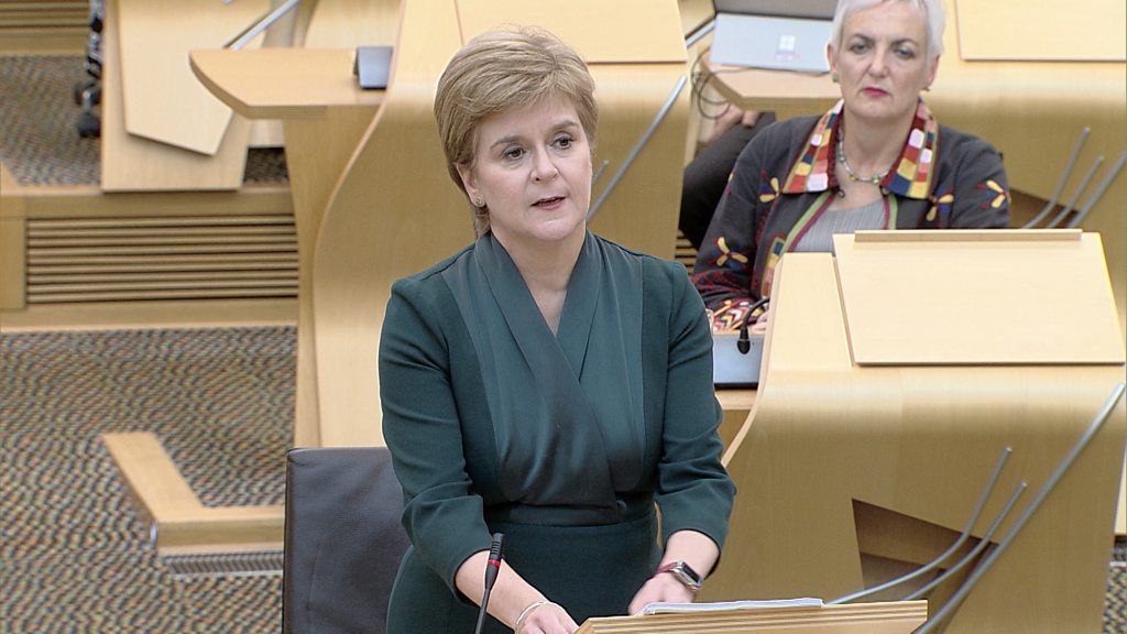 The first minister has outlined her government's plans for the year ahead.