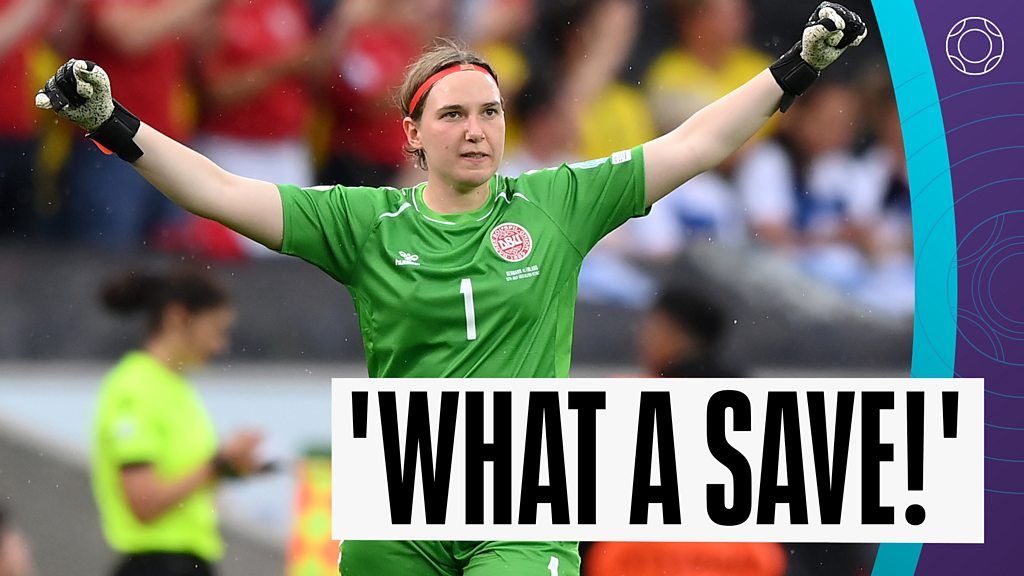 Euro 2022: Denmark's Lene Christensen pulls off match-winning against Finland