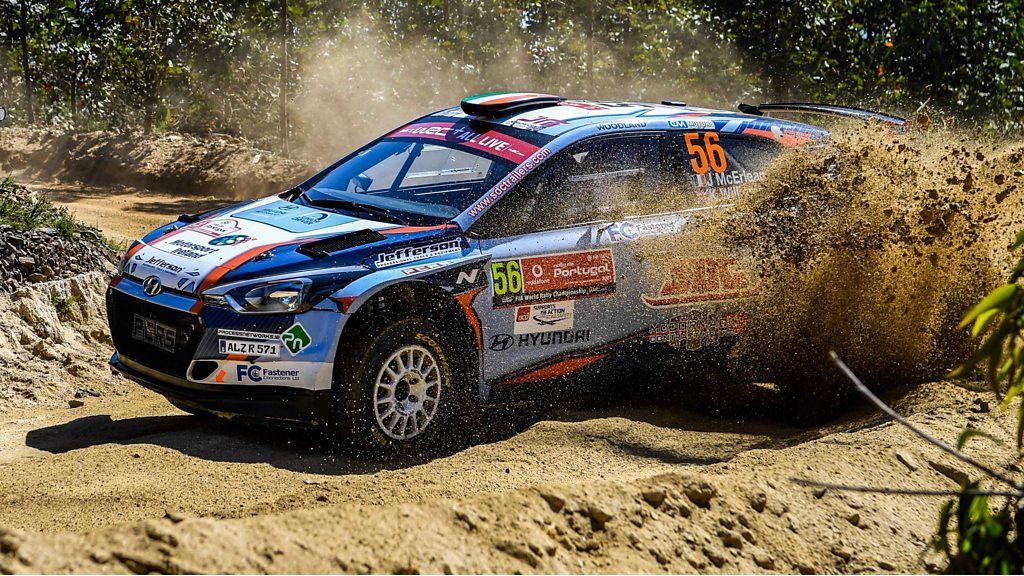 Watch: McErlean, Armstrong and Creighton attack Rally Portugal - BBC Sport