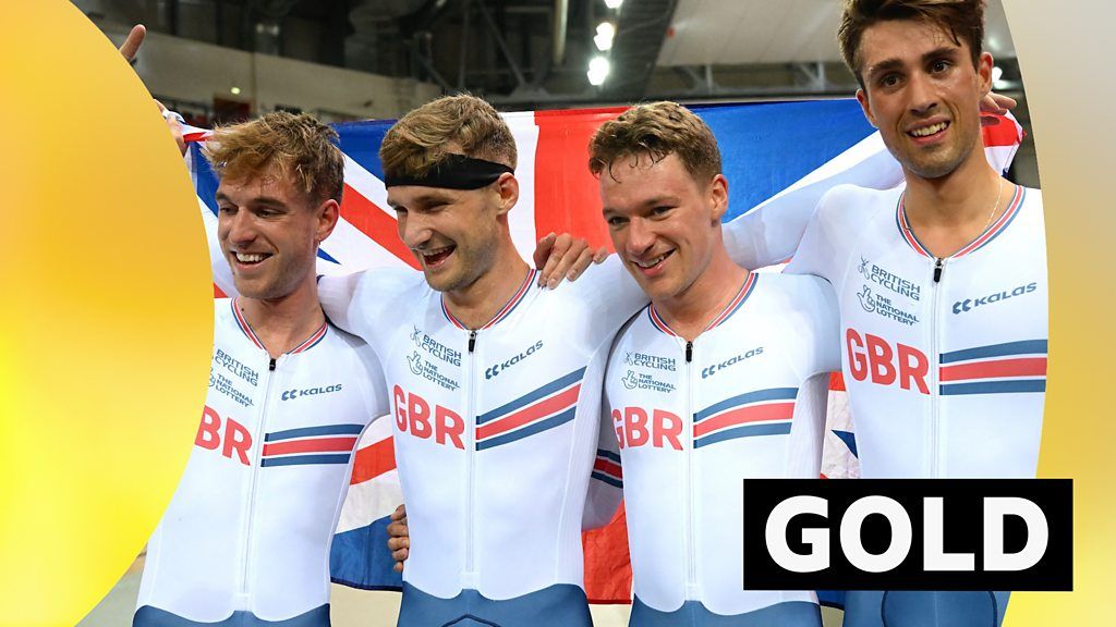 Track Cycling World Championships: Great Britain men's team pursuit gold