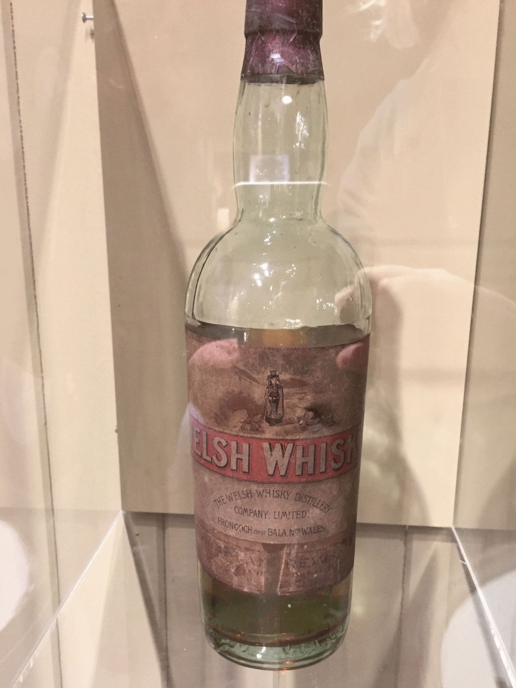Old Welsh Whisky bottle