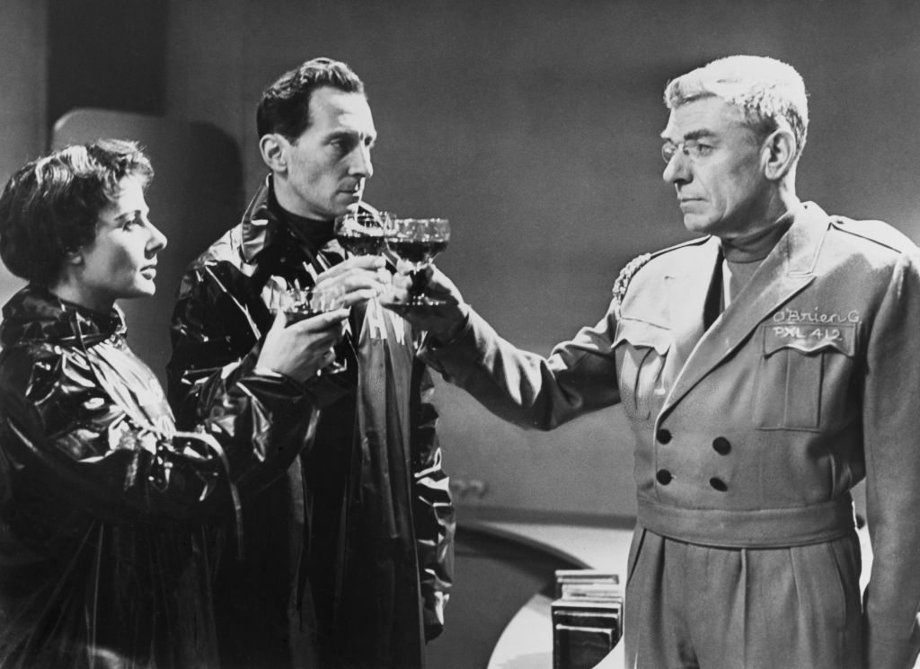 Yvonne Mitchell, Peter Cushing and Andre Morrell in the 1954 BBC production of 1984