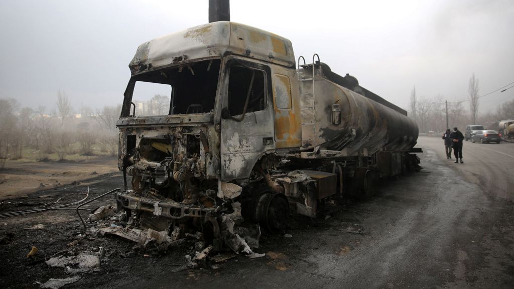 Black smoke rises after fires broke out following US-Israel attacks targeting some oil storage facilities targeted, including the Shehran oil depot, in Tehran, Iran on March 8, 2026. 