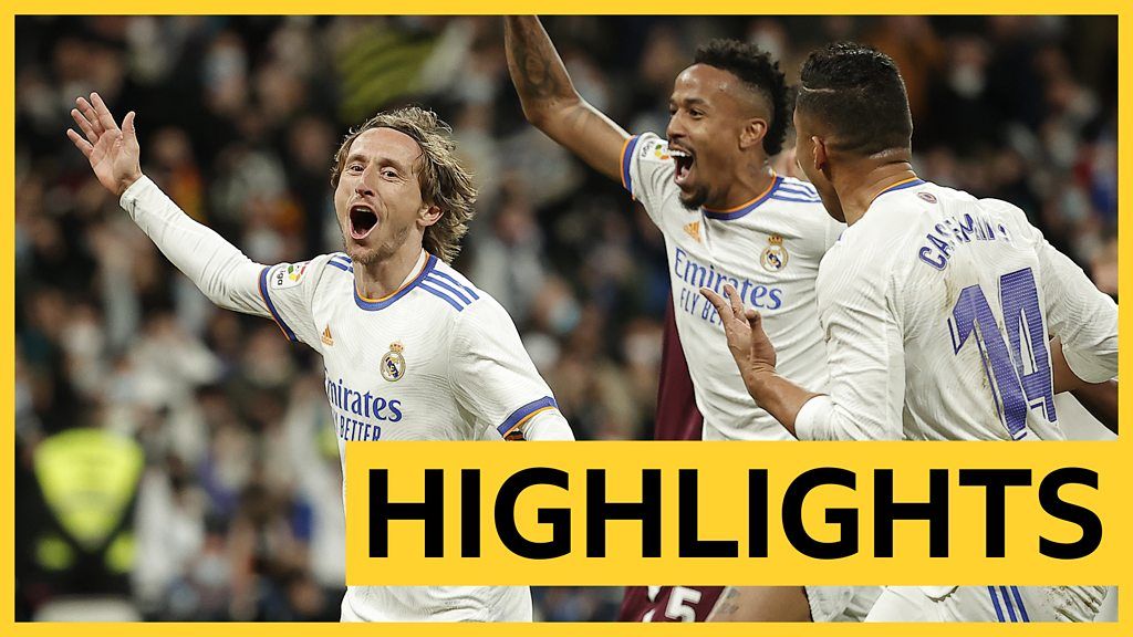 Luka Modric and Eduardo Camavinga both score stunners in Real Madrid win
