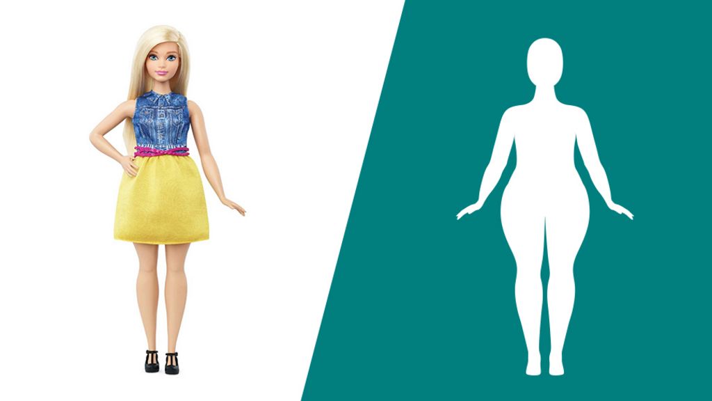 curvy barbie measurements