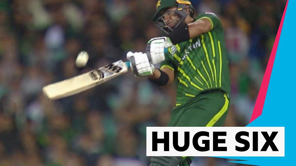 T20 World Cup: Iftikhar Ahmed hits biggest six of the tournament