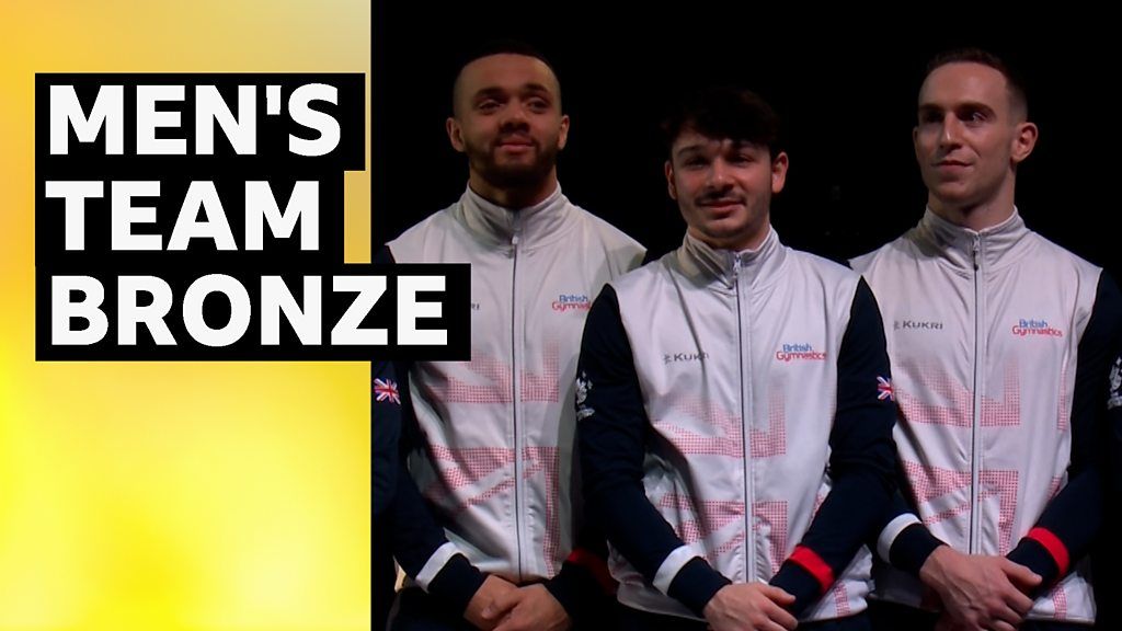 Great Britain men's team trampoline bronze at World Championships BBC