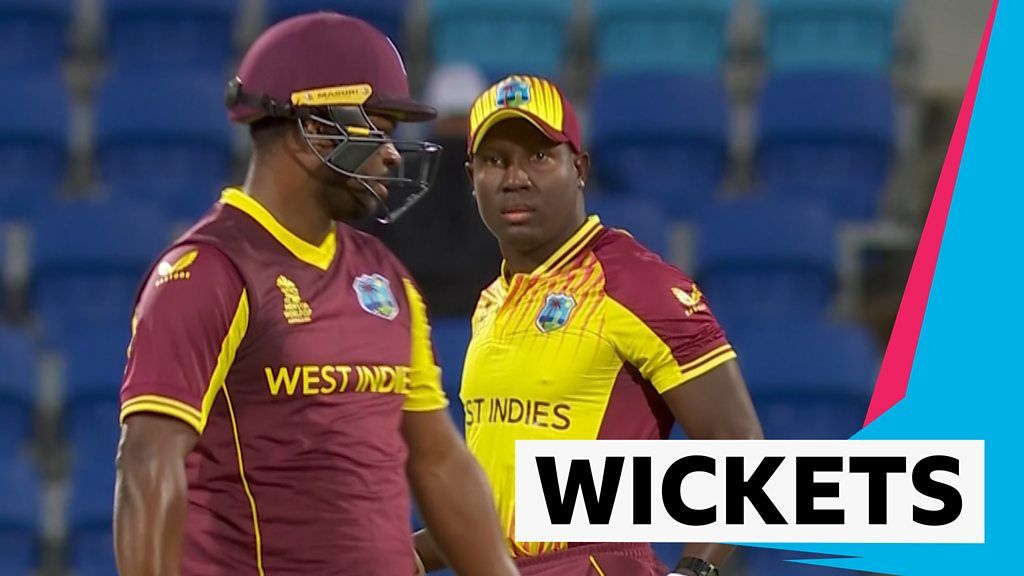 T20 World Cup: West Indies lose four wickets for 11 runs against Zimbabwe