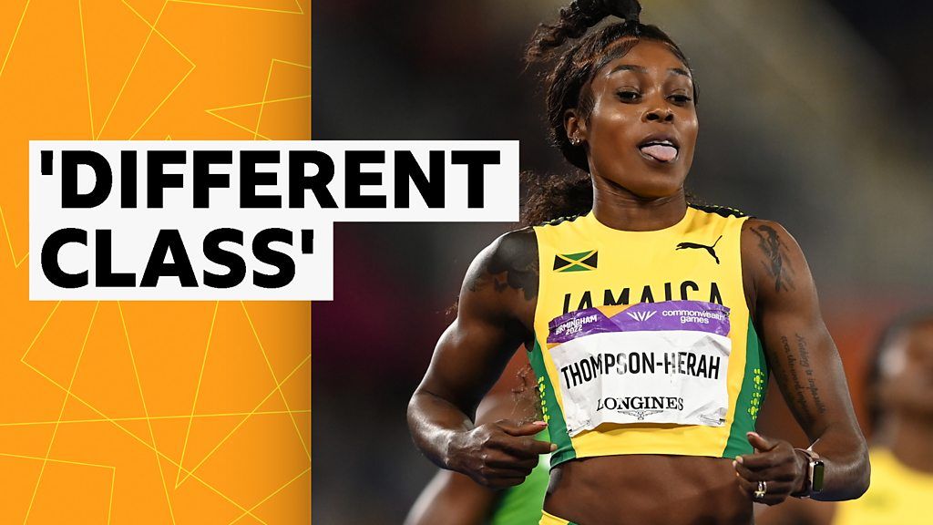Commonwealth Games: Elaine Thompson-Herah cruises to 200m gold
