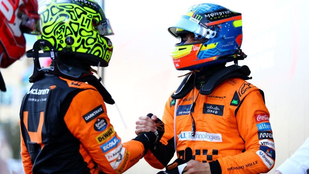 Lando Norris and Oscar Piastri