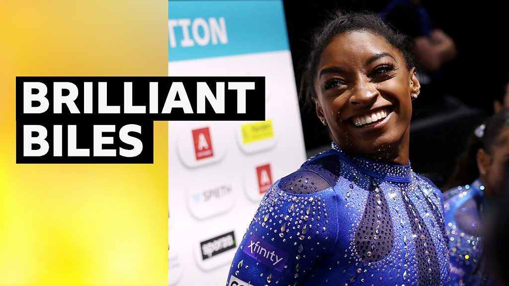 'Incredible' Biles wins sixth world all-around gold