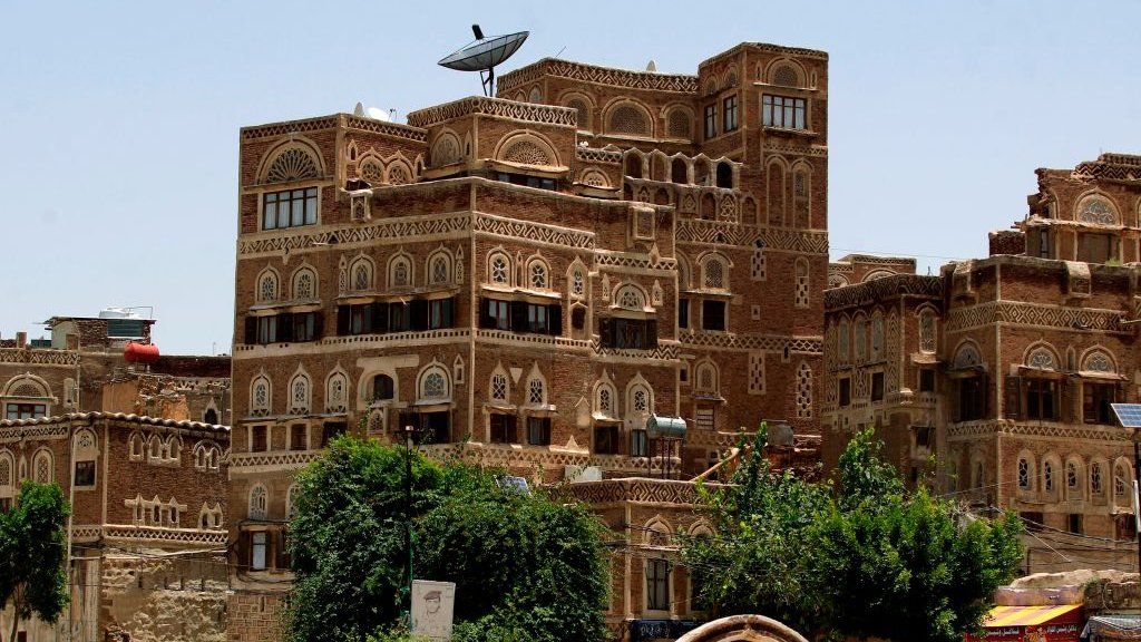 Buildings in the Yemeni capital Sanaa