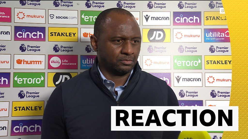Crystal Palace did nothing to win game - Vieira