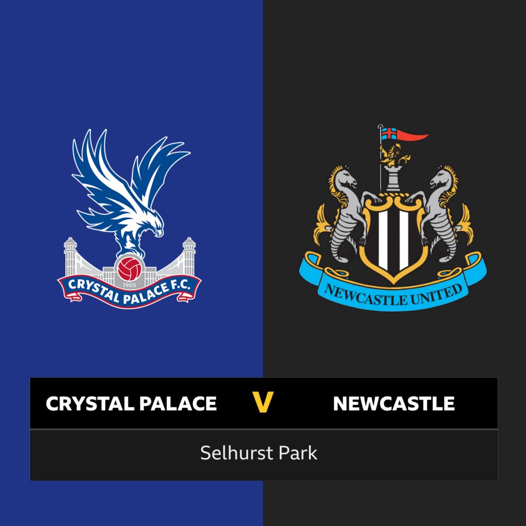 Follow Crystal Palace V Newcastle Live - BBC Sport