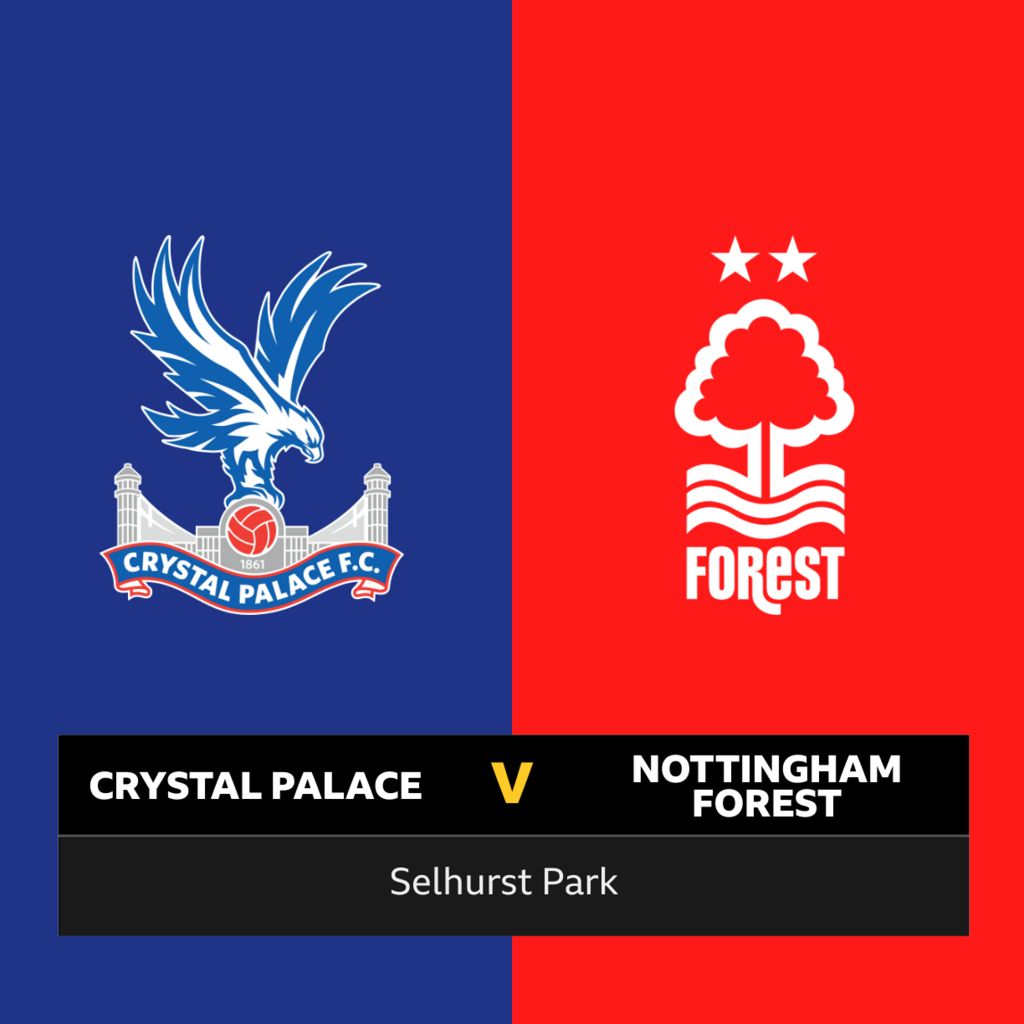 Premier League: Follow Crystal Palace Vs Nottingham Forest Live - BBC Sport