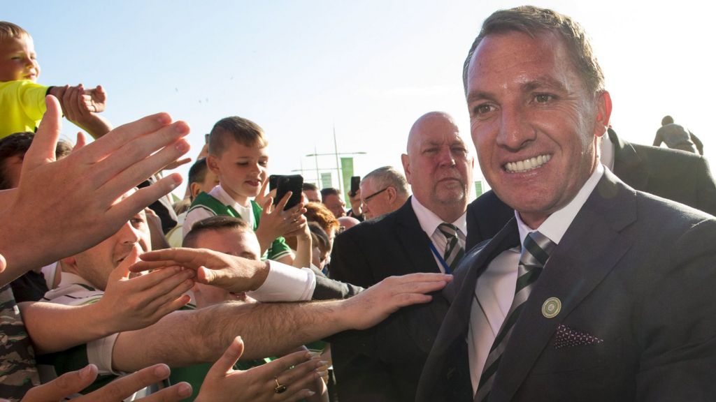 Brendan Rodgers Unveiled As New Celtic Manager Back In 2016. - BBC Sport