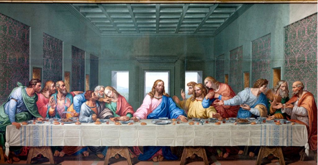 painting The Last Supper of Christ
