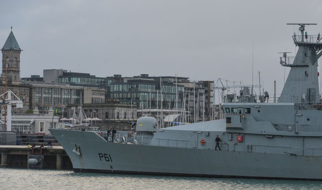 Irish Navy: Only two ships available to go to sea - BBC News