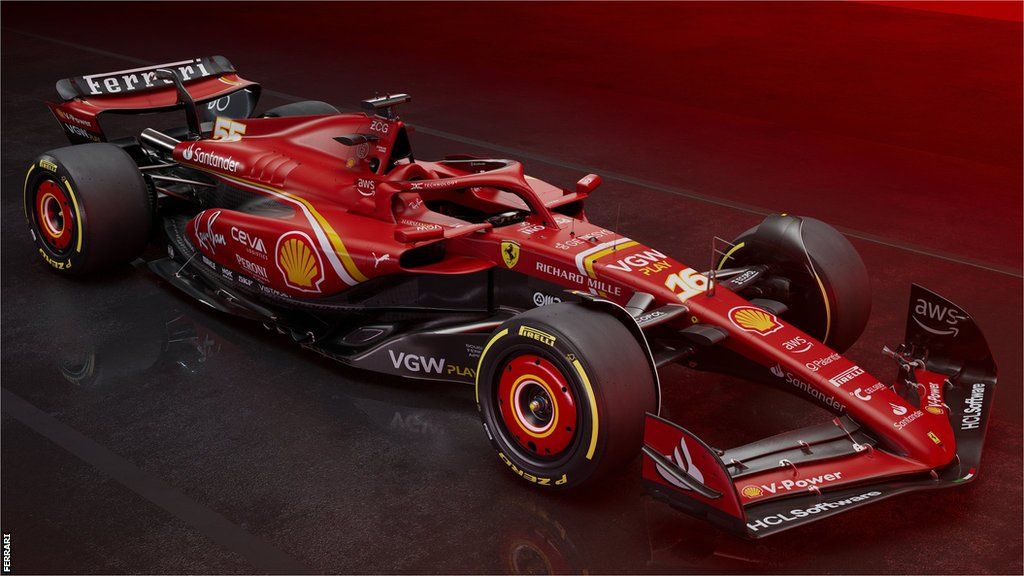 Ferrari's new SF-24 for the 2024 Formula 1 season