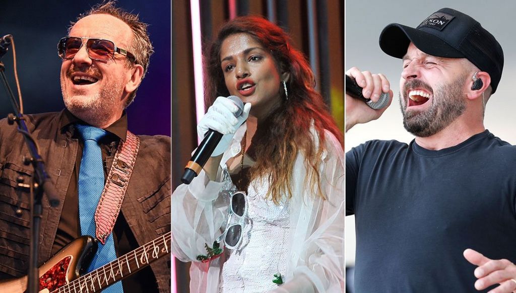 Elvis Costello, M.I.A and Alfie Boe