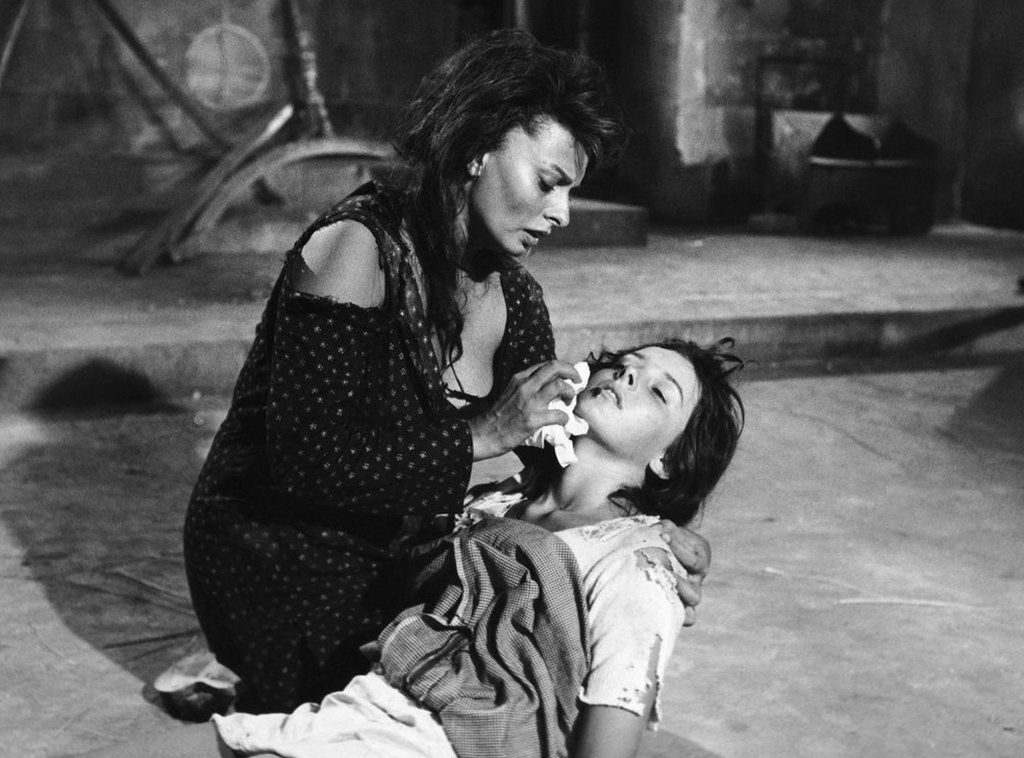 Sophia Loren and Eleonora Brown in Two Women