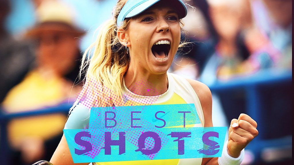 Eastbourne: Best shots as Katie Boulter beats Karolina Pliskova
