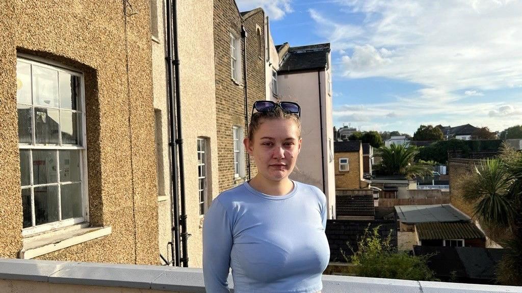 Bethany Barton standing outside one of the House of Mercy refuges