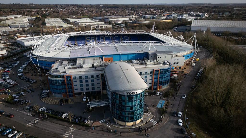 An aerial view of Select Car Leasing Stadium