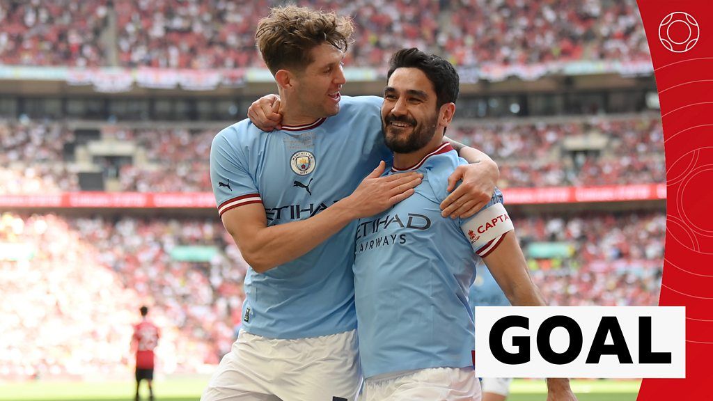 FA Cup final: Ilkay Gundogan strikes again to restore Man City's lead against Man Utd