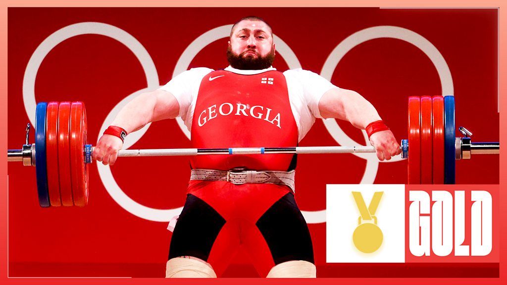Tokyo Olympics Georgias Lasha Talakhadze Wins The Mens 109kg With A