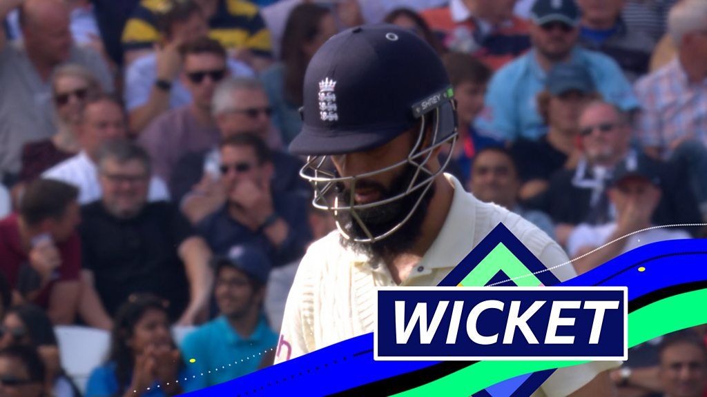 England v India: Moeen Ali's ill-timed shot caught by Rohit Sharma off Ravindra Jadeja for 35