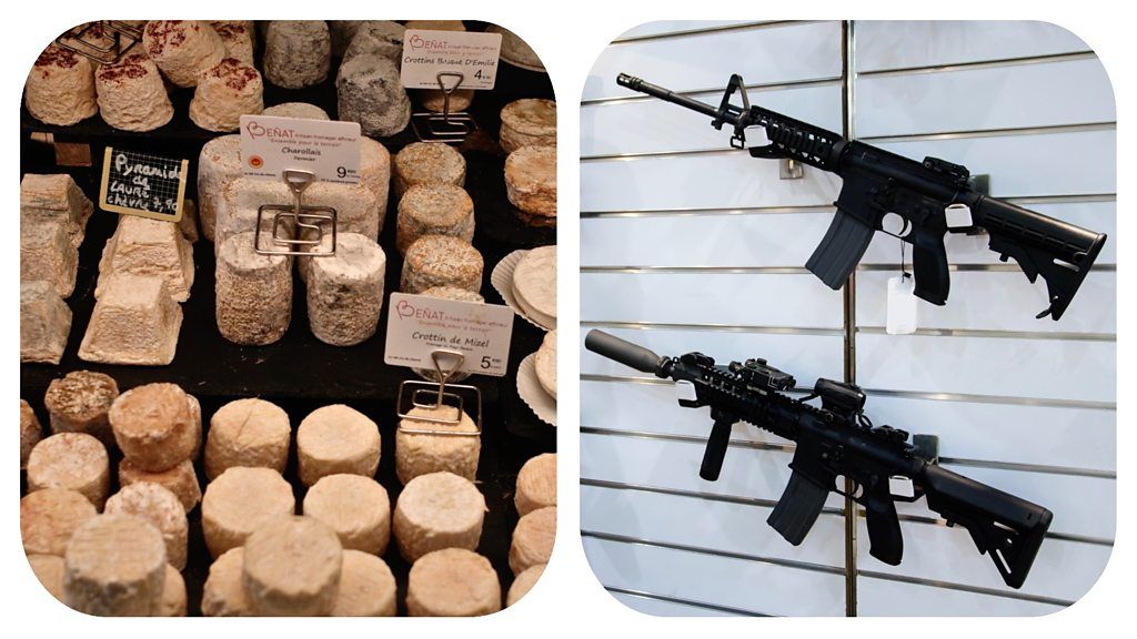 French cheese and American rifles