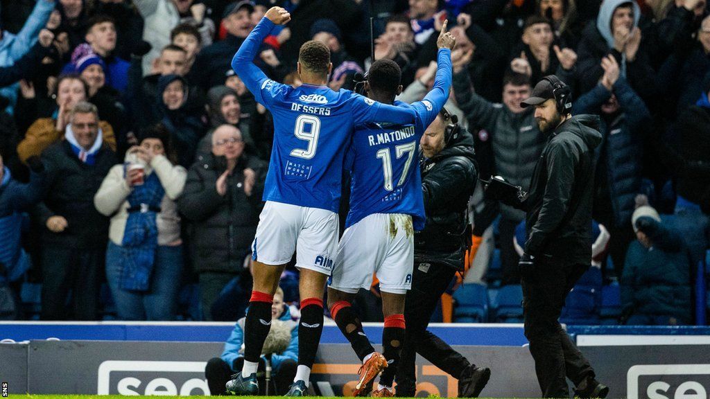 Rangers 2-1 Aberdeen: Philippe Clement's side go level with Celtic as ...