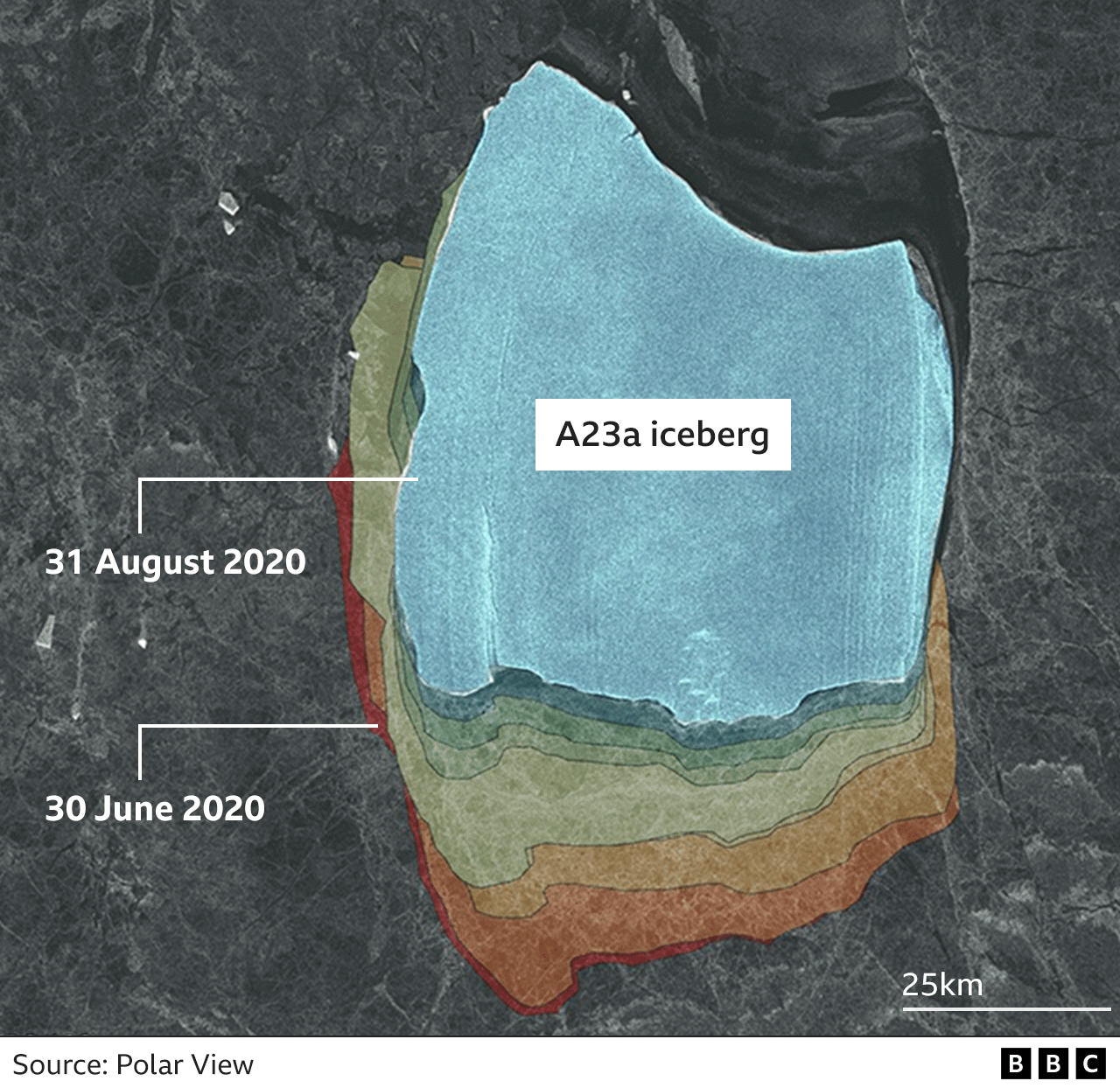 World's biggest iceberg on the move after 30 years