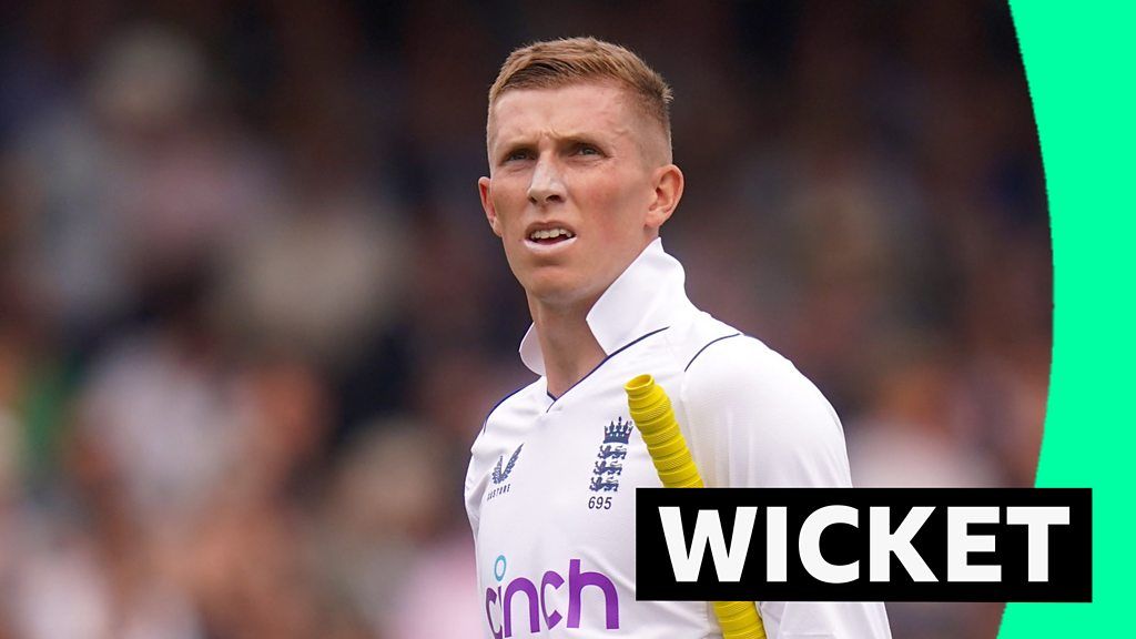 England v South Africa: Kagiso Rabada removes Zak Crawley for nine at Lord's