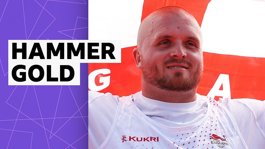 Commonwealth Games: England's Nick Miller claims gold in men's hammer