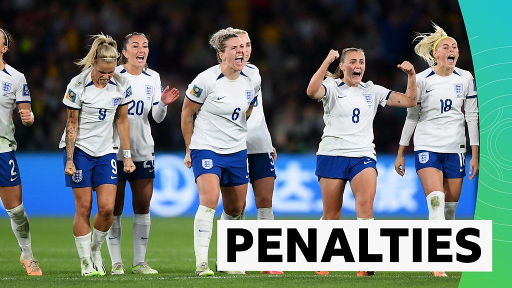 Watch the full penalty shootout as England beat Nigeria