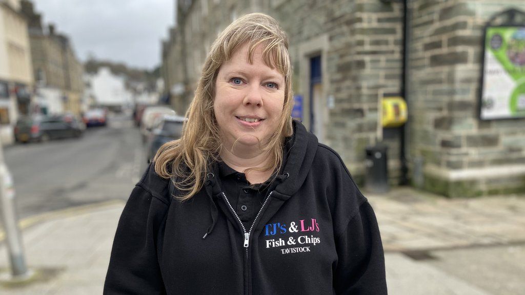 Louise Jackman, a local business owner in Tavistock
