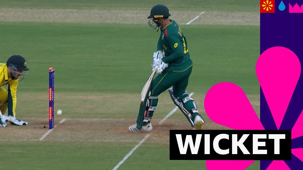 'Extraordinary!' - De Kock falls on 109 playing onto his own stumps