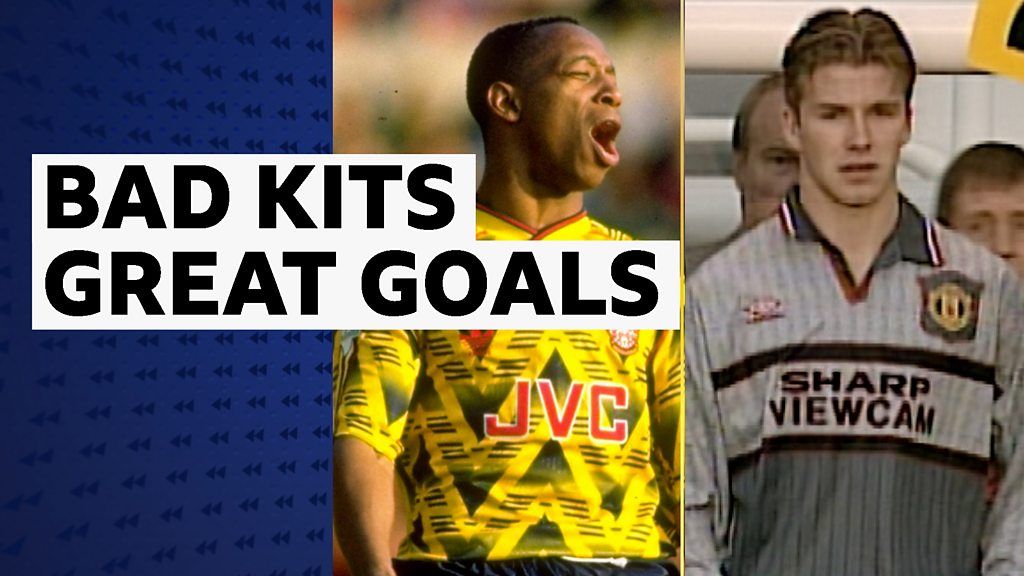 Watch great goals scored in Premier League's 'worst' kits